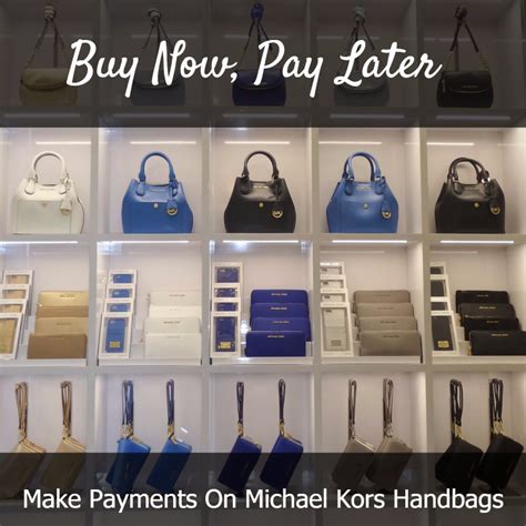 buy now pay later michael kors bags|michael kors credit card payment.